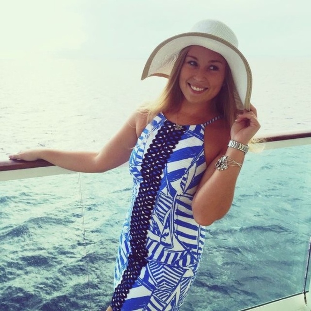 LILLY PULITZER Annabelle Shift Dress Yacht Sea N3